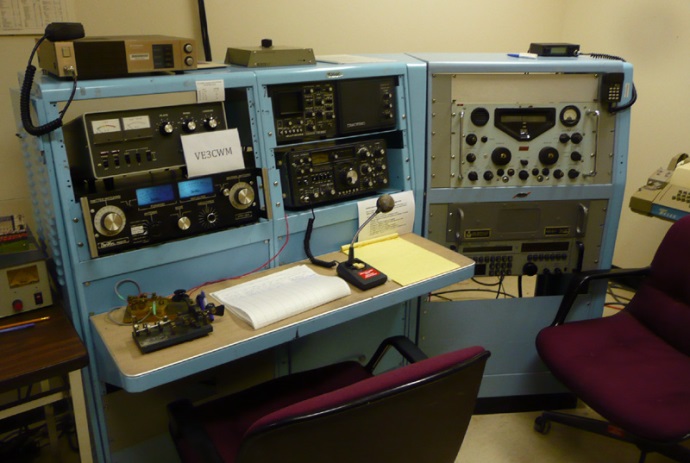 Much of the equipment shown in this photo is original to the station and was originally installed in 1982.